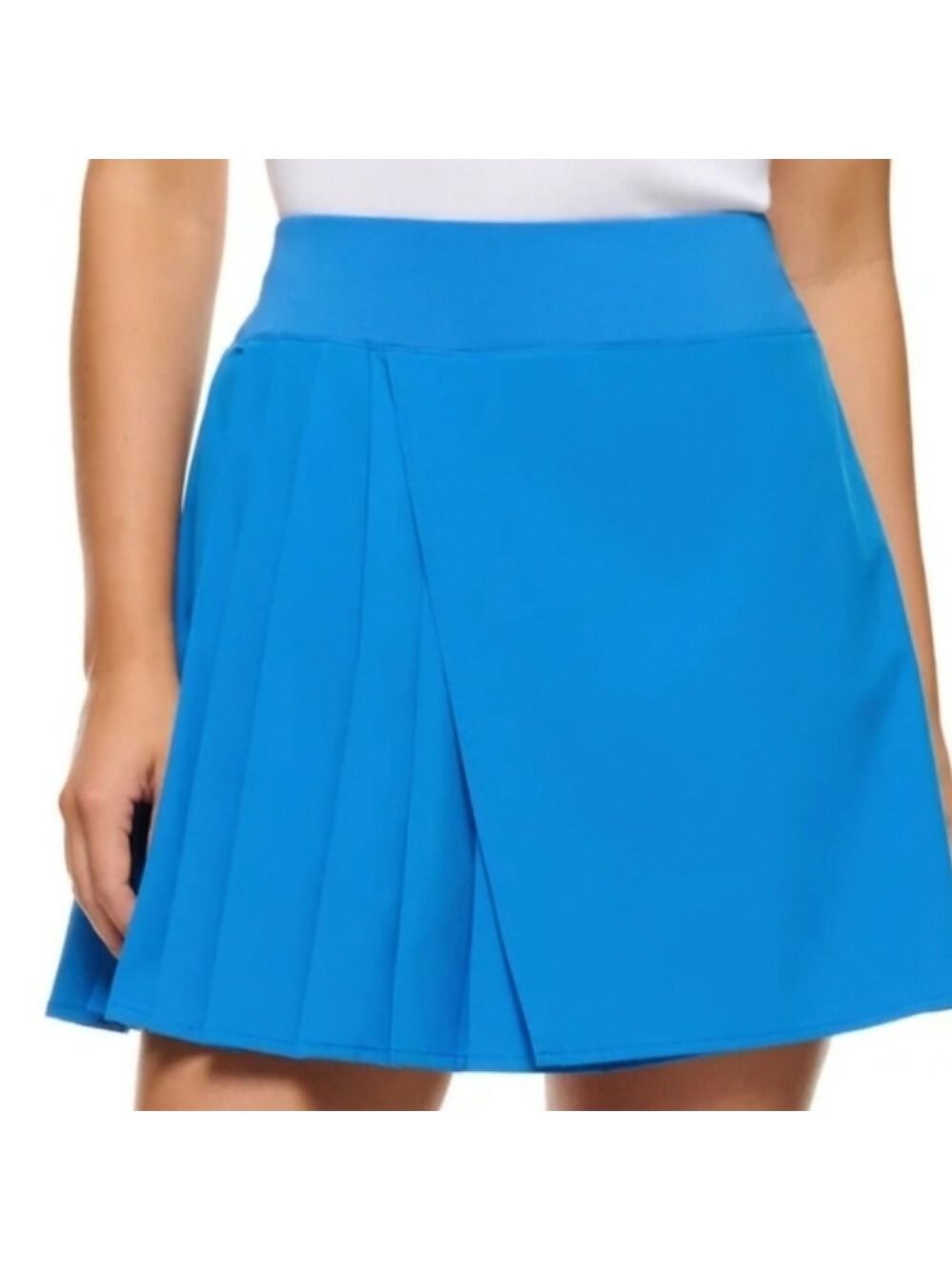 M • Lole • Asymmetrical Pleated Skort - Electric Blue